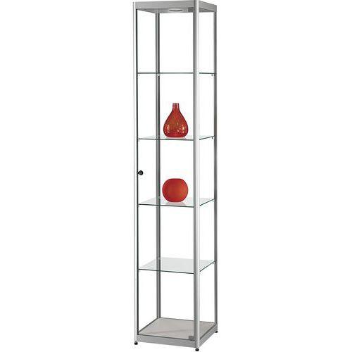 Vitrine d'exposition 400x400x2000mm - Aluminium thumbnail image 1