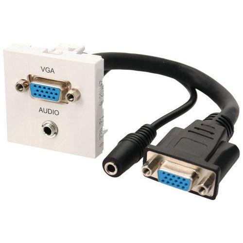 Plastron VGA et Audio 20 cm Femelle / Femelle thumbnail image 1