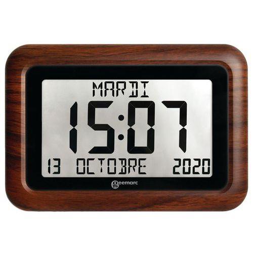 Horloge grand affichage aspect bois thumbnail image 1