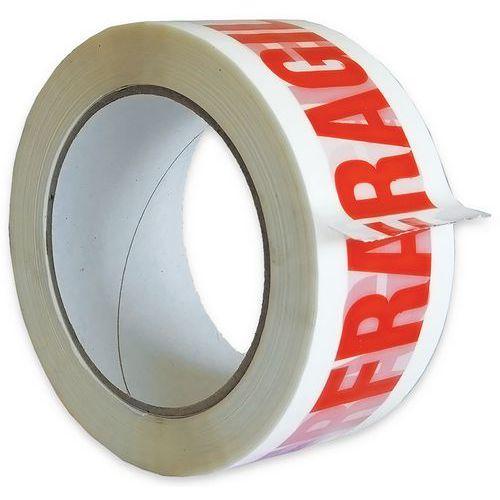 Illustration de : Adhésif polypropylène acrylique - Silencieux - Fragile