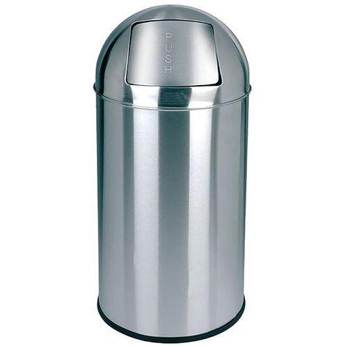 Poubelle à clapet poussoir - 40 L - Manutan Expert thumbnail image 1