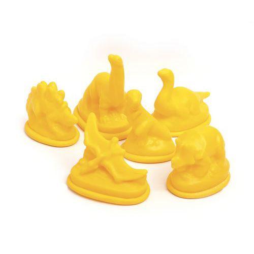Illustration de : Lot 6 moules dinosaures