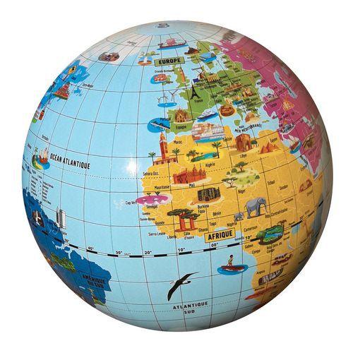 Globe terrestre gonflable fullname image