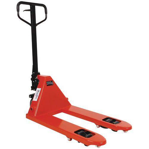 Transpalette manuel force 2000 kg longueur fourche 800 mm - Manutan Expert thumbnail image 1