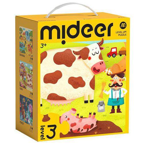 Illustration de : Lot 3 puzzles évolutifs grand air 3 ans - Mideer