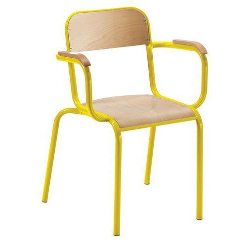 Fauteuil de maitre avec accoudoirs bois - Manutan Expert thumbnail image 1