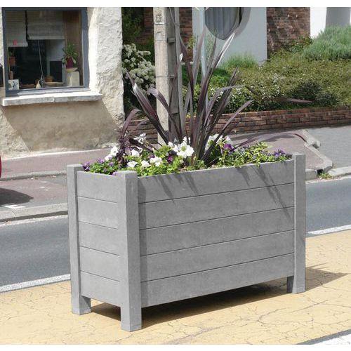 Jardinière Avenue forme rectangulaire plastique recyclé Espace Urbain thumbnail image 1