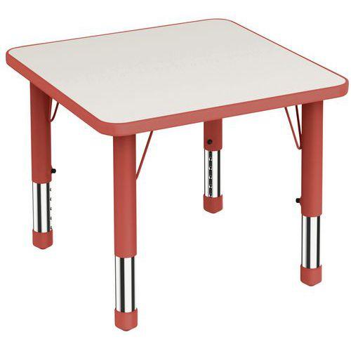 Illustration de : Table Clémence plateau carré - Manutan Expert