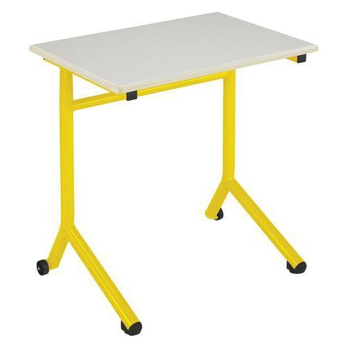 Table Atlas Mobile chants surmoulés Beiges, plateau Beige - Manutan Expert thumbnail image 1