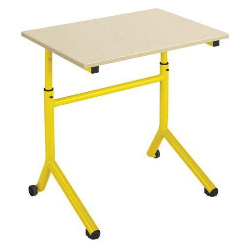 Table Atlas Mobile hauteur réglable chants plaqués - Manutan Expert thumbnail image 1