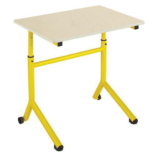 Table Atlas mobile haut. réglable Beige chant surmoulé-Manutan Expert thumbnail image 1