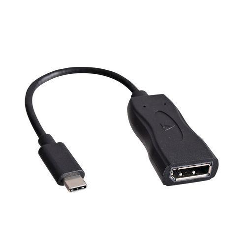 Adaptateur USB-C vers 1 DisplayPort - noir thumbnail image 1