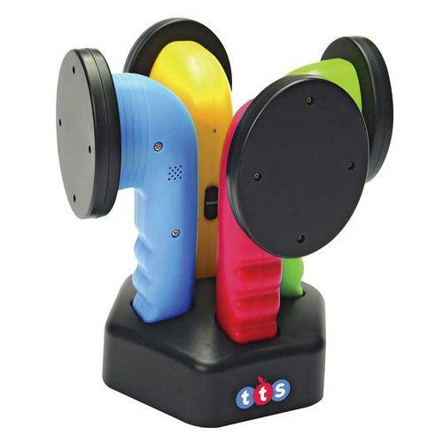 Illustration de : Lot de 4 détecteurs de métaux ICT Easi-Detectors - TTS