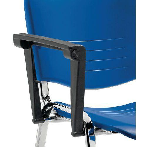 Illustration de : Lot de 2 accoudoirs fixes pour chaise Prismo/Cluny/Woody