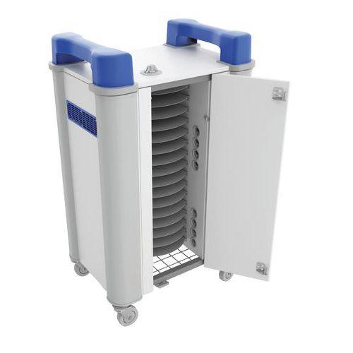 Illustration de : Chariot recharge Tabcabby Compact p/ le stockage horizontal – Lapcabby