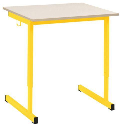 Table Dico réglable T3 à T6 chants plaqués thumbnail image 1