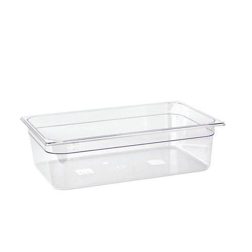Bac gastronormes en copolyester GN 1/1 - transparent thumbnail image 1