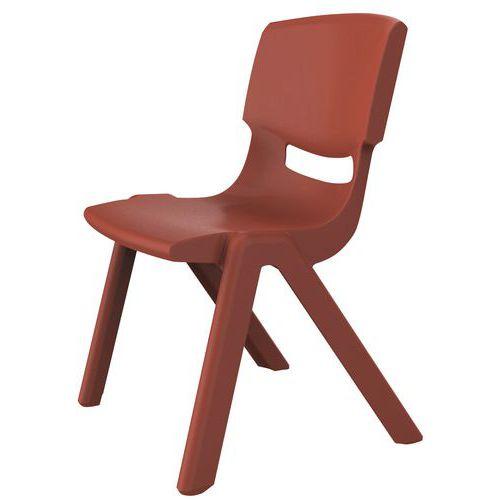 Illustration de : Chaise maternelle 4 pieds Clémence - Manutan Expert