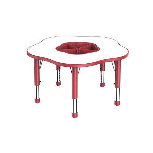 Table Clémence plateau fleur avec bac - Manutan Expert thumbnail image 1