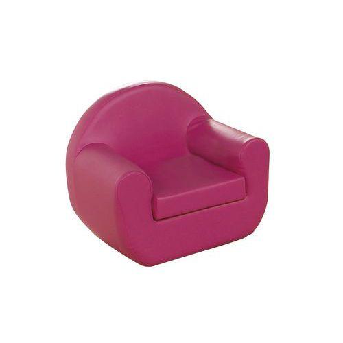 Fauteuil club Ondulo, version 6/10 ans, coloris fuchsia thumbnail image 1
