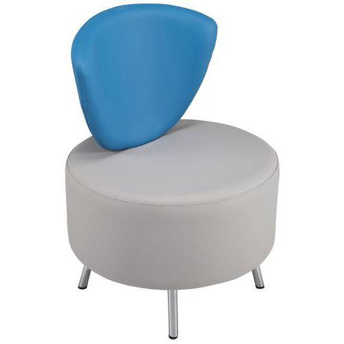 Illustration de : Chauffeuse BULLE pieds métal GGI