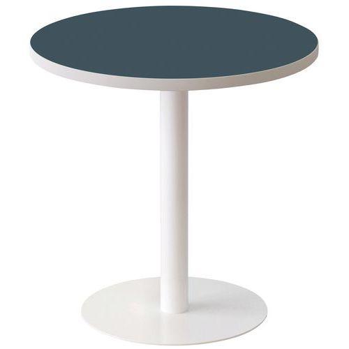 Guéridon bas Easy Office pied métal Ø 60 cm plateau coloris Anthracite thumbnail image 1