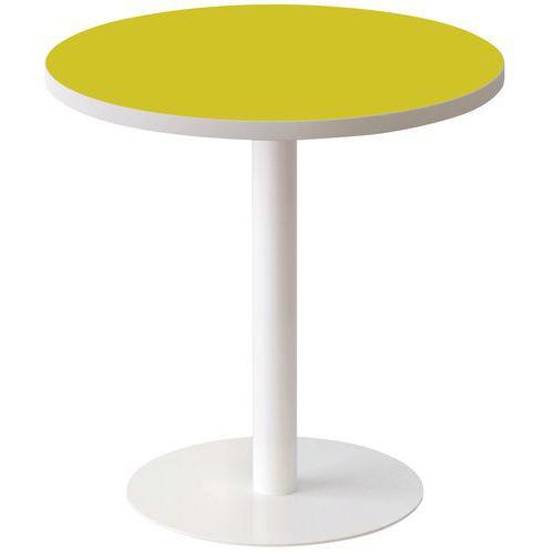 Guéridon bas Easy Office pied métal Ø 60 cm plateau coloris Anis thumbnail image 1