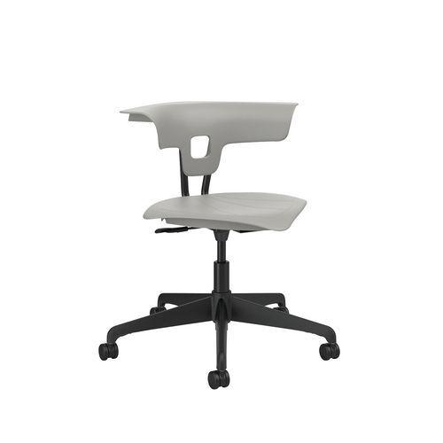 Chaise hauteur réglable Ruckus sur roulettes, assise coloris gris souris thumbnail image 1