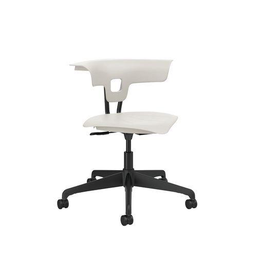Chaise hauteur réglable Ruckus sur roulettes, assise coloris beige thumbnail image 1