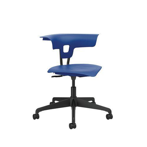 Chaise hauteur réglable Ruckus sur roulettes, assise coloris bleu foncé thumbnail image 1