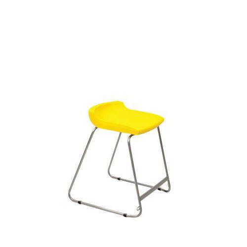 Tabouret haut Postura+ hauteur assise 56 cm coloris jaune thumbnail image 1