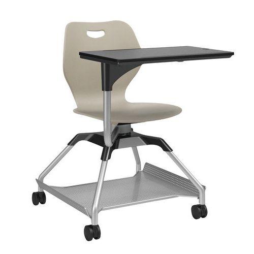 Chaise sur roulettes avec tablette Learn2 coque intellect wave coloris sable thumbnail image 1