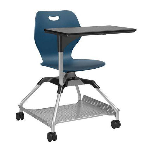Chaise sur roulettes avec tablette Learn2 coque intellect wave coloris bleu sky thumbnail image 1