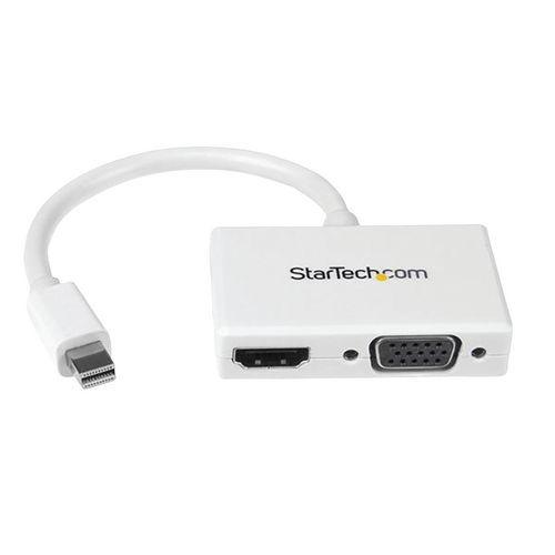 Adaptateur audio/vidéo de voyage-Convertisseur 2-en-1 Mini DisplayPort thumbnail image 1