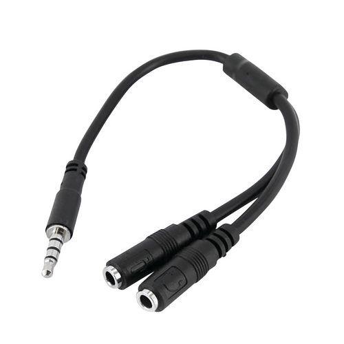 Illustration de : Adaptateur casque/micro Jack 3.5 mm StarTech