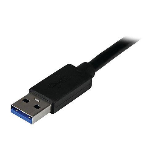 Illustration de : Adaptateur vidéo carte graphique externe USB 3.0 vers HDMI- hub USB