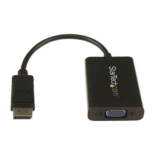 Adaptateur vidéo DisplayPort vers VGA avec audio-M/F-1920x1200/1080p-Noir thumbnail image 1
