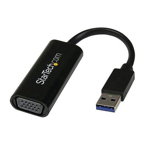 Adaptateur vidéo slim multi-écrans USB 3.0 vers VGA thumbnail image 1