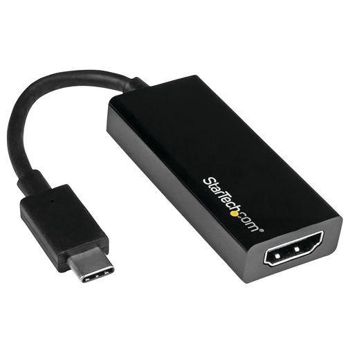 Adaptateur vidéo USB-C vers HDMI-M/F-Ultra HD 4K-Noir thumbnail image 1