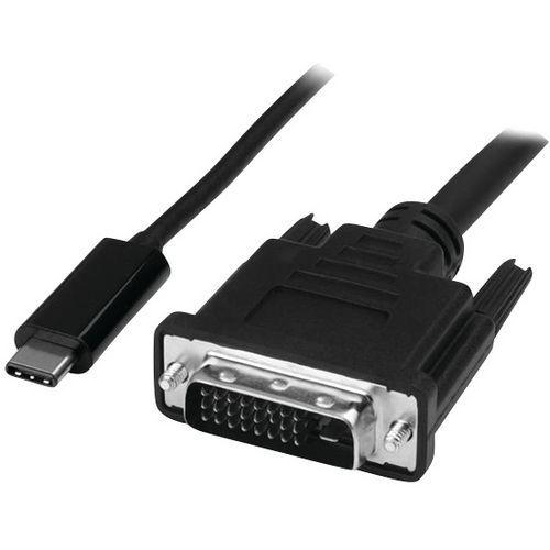 Câble adaptateur USB-C vers DVI-D de 2 m - 1920 x 1200 thumbnail image 1