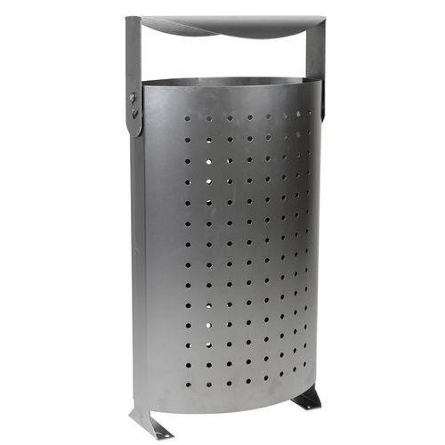 Illustration de : Poubelle Arcoiris acier 85 L