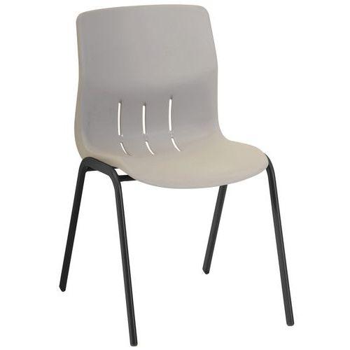 Lot de 5 chaises coque Rio piètement coloris noir - Manutan Expert thumbnail image 1