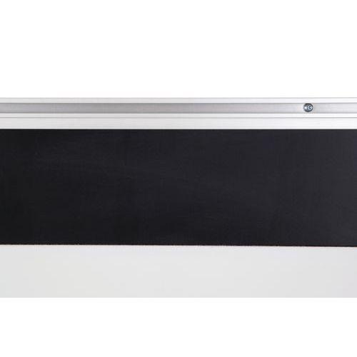 Illustration de : Tableau blanc Spécial vidéoprojecteur Tactile 135x400 - e3 blanc feutre