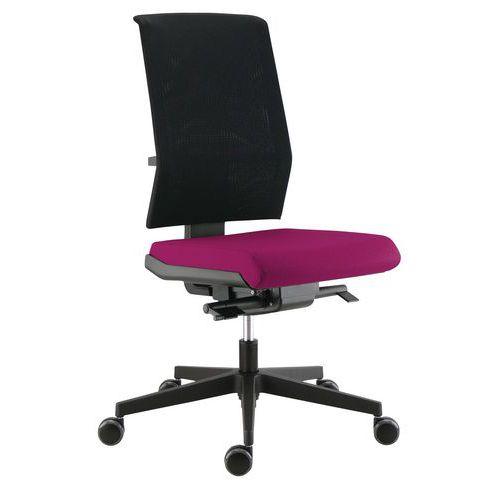Chaise Tela haut dossier résille synchrone Plus assise tissu coloris magenta thumbnail image 1