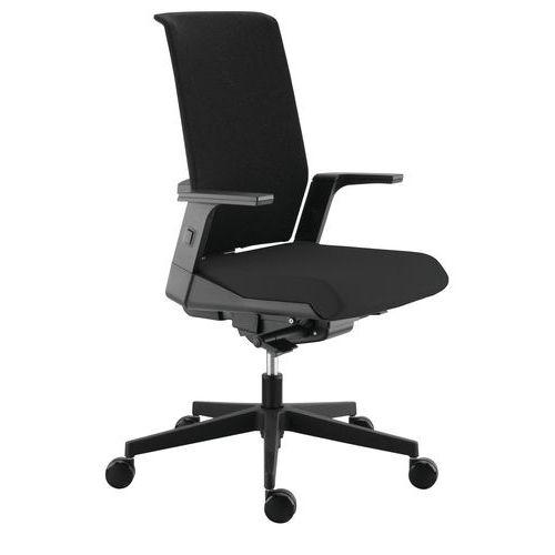 Fauteuil de bureau haut dossier résille tissu M1 Tela Sokoa thumbnail image 1