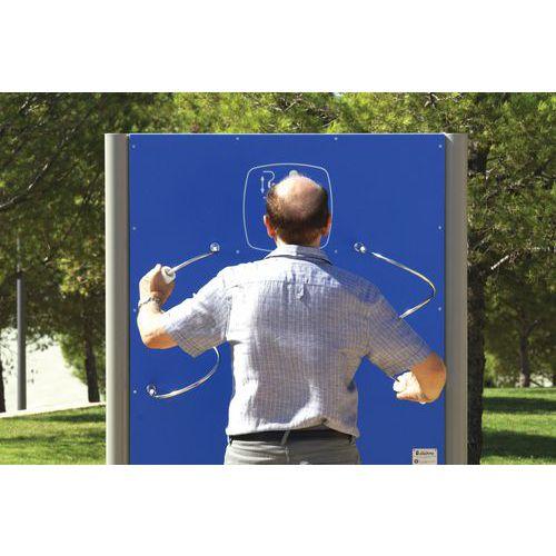 Illustration de : Panneau avec double hélice