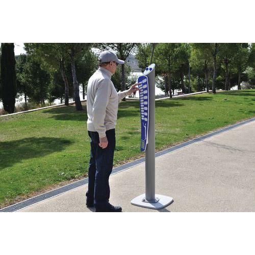 Illustration de : Escalier pour épaule et doigts