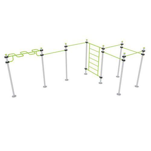 Illustration de : Street workout 8 postes