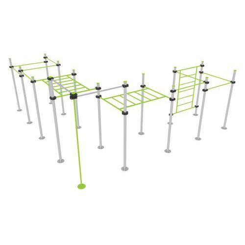 Illustration de : Street workout 15 poteaux