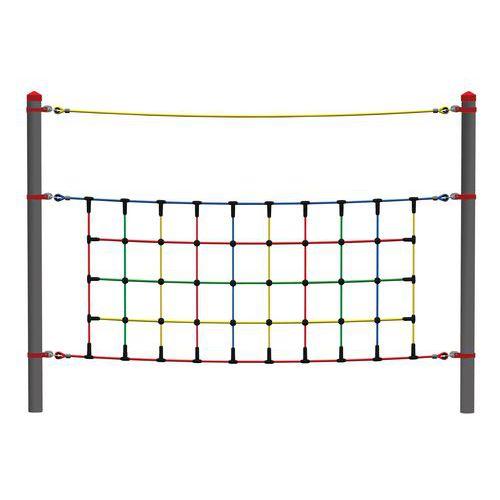 Illustration de : Filet à grimper sans poteaux Huck